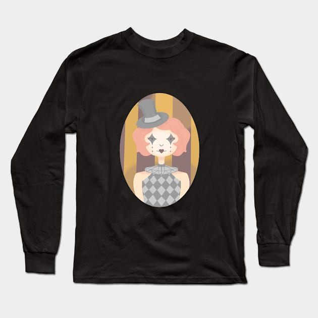 the circus performer Long Sleeve T-Shirt by M. Scowen Art